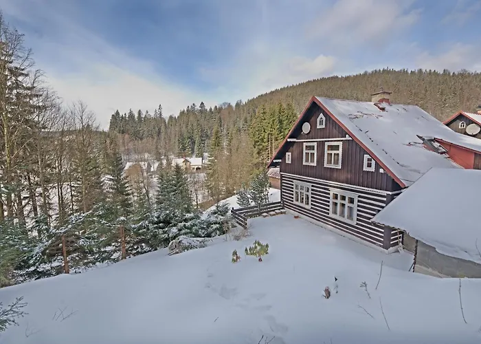 Steficka - Soukroma Horska S Krbem Pro 8 Osob, Jizerske Hory Villa
