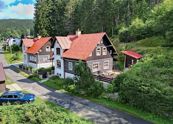Steficka - Soukroma Horska S Krbem Pro 8 Osob, Jizerske Hory Villa *
