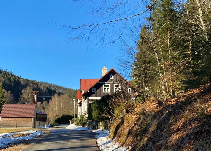 Villa Steficka - Soukroma Horska S Krbem Pro 8 Osob, Jizerske Hory